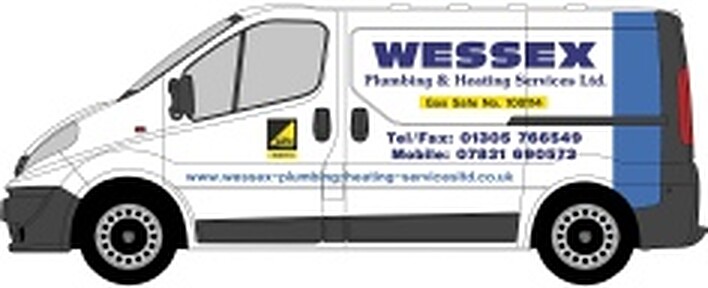 The Wessex Plumbing & Heating van in company livery